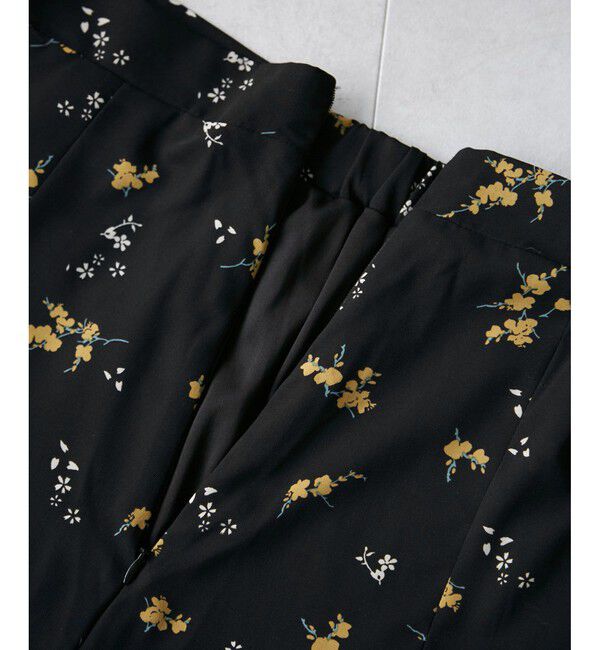 VIS「【WEB限定】アソート柄セミフレアロングスカート」|スカート|