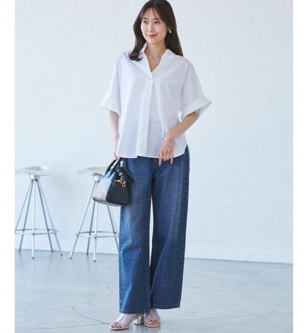 Rope&rsquo;Picnic「キラキラビジューデニム」|デニム|