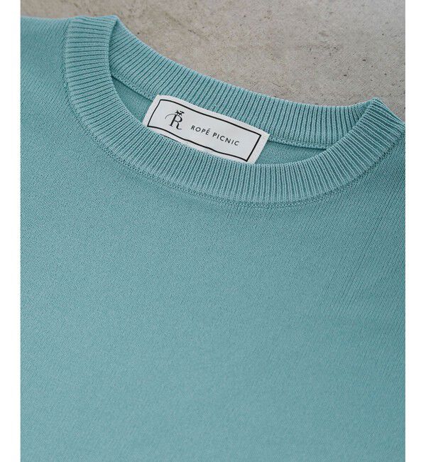 Rope&rsquo;Picnic「【UVカット・接触冷感・イージーケア】八方映えニット ゼロスリーブニットプルオーバー」|ニット・セーター|
