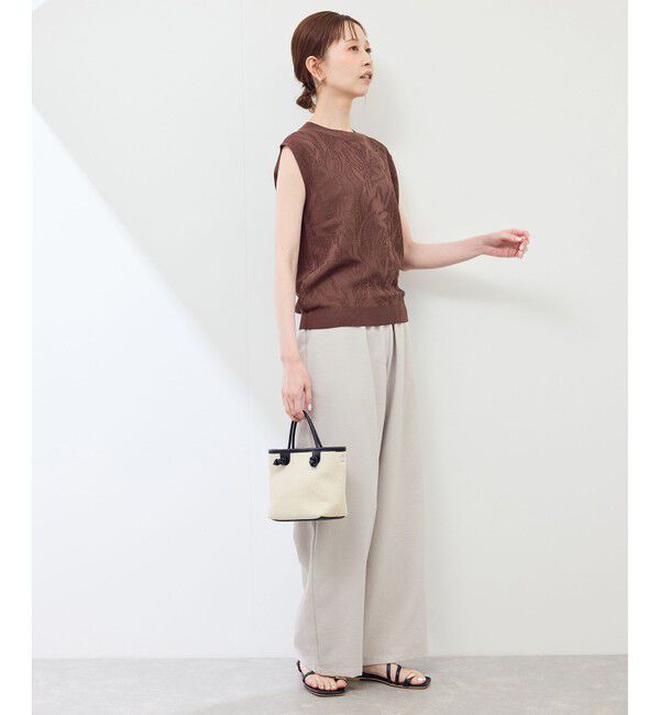 Rope&rsquo;Picnic「レーシーフレンチサマーニット」|ニット・セーター|