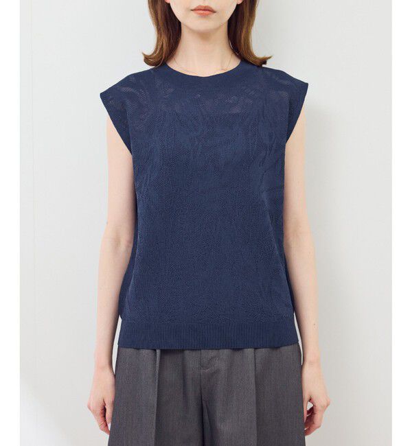 Rope&rsquo;Picnic「レーシーフレンチサマーニット」|ニット・セーター|