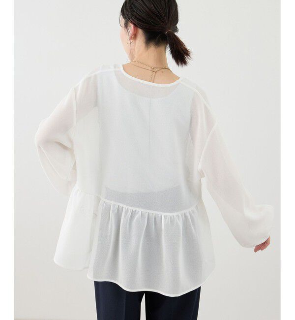 Rope&rsquo;Picnic「メッシュペプラムブルゾン」|ブルゾン・スタジャン|