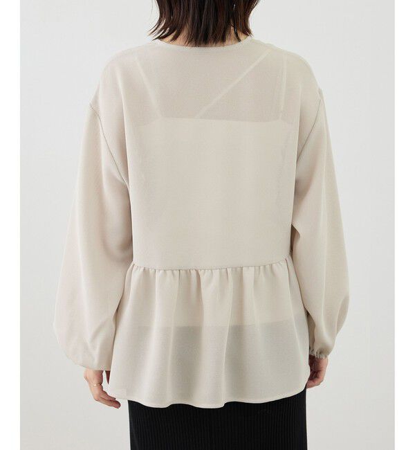 Rope&rsquo;Picnic「メッシュペプラムブルゾン」|ブルゾン・スタジャン|