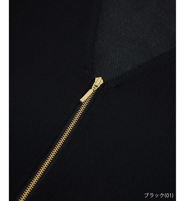 Rope&rsquo;Picnic「メッシュペプラムブルゾン」|ブルゾン・スタジャン|