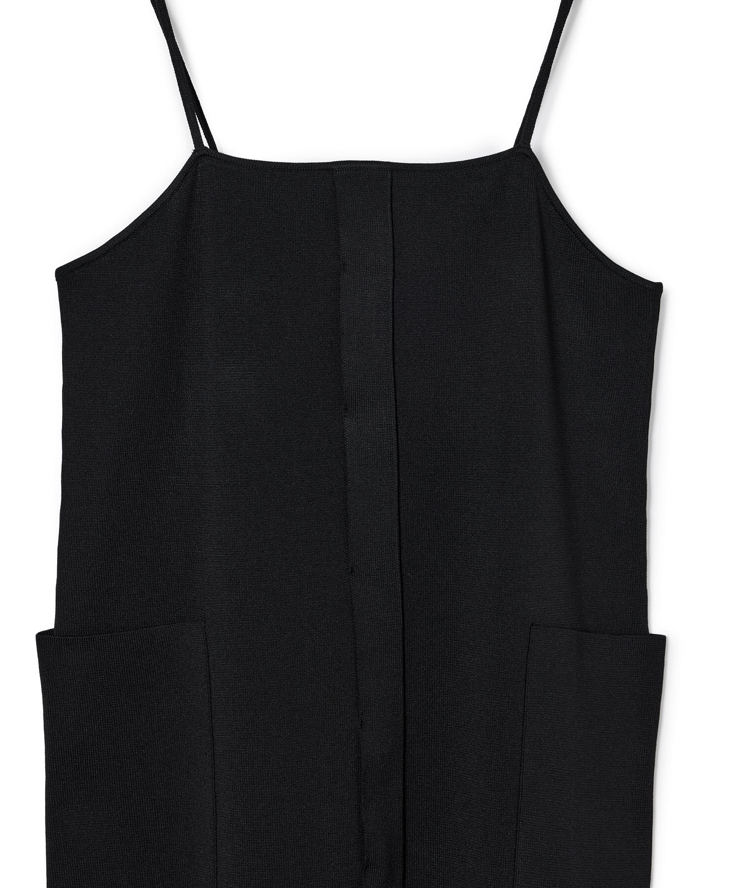 ADAM ET ROPE'「【WEB限定・サステナブル】ニットキャミスリットワンピース」|ワンピース|