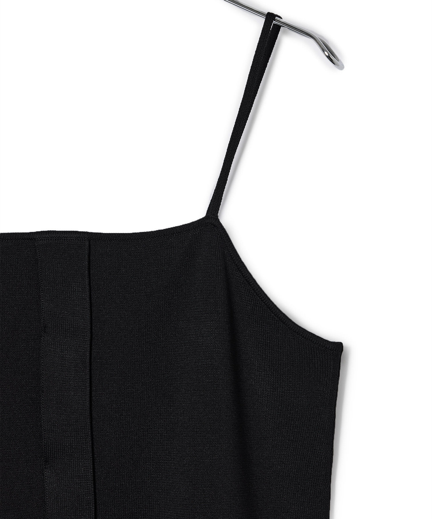 ADAM ET ROPE'「【WEB限定・サステナブル】ニットキャミスリットワンピース」|ワンピース|