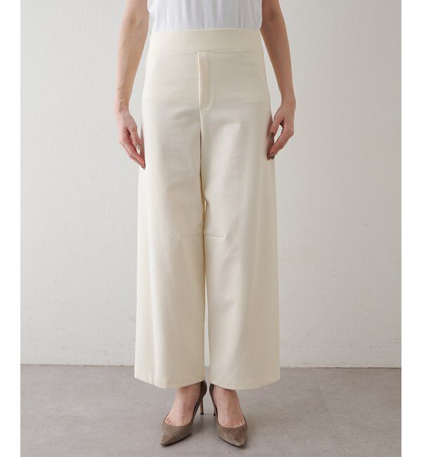  「ポンチ裏起毛バレルパンツ」|チノ|