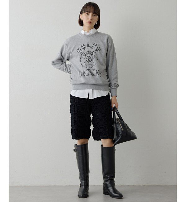  「ハンドクロシェハーフパンツ」|チノ|