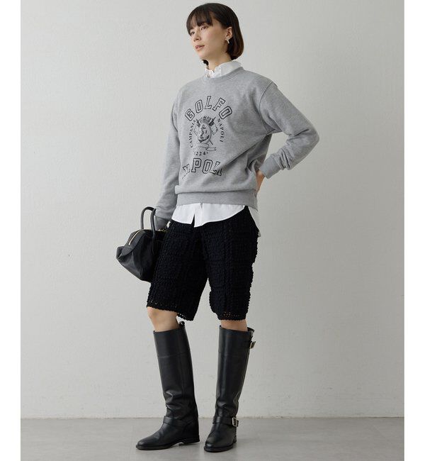  「ハンドクロシェハーフパンツ」|チノ|