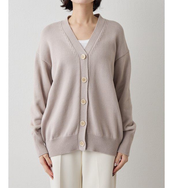  「ボタンカーディガン」|ニット・セーター|