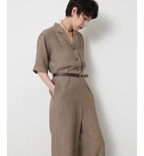 THE PAUSE「【THE PAUSE】リネン混カイキンジャンプスーツ」|ワンピース|