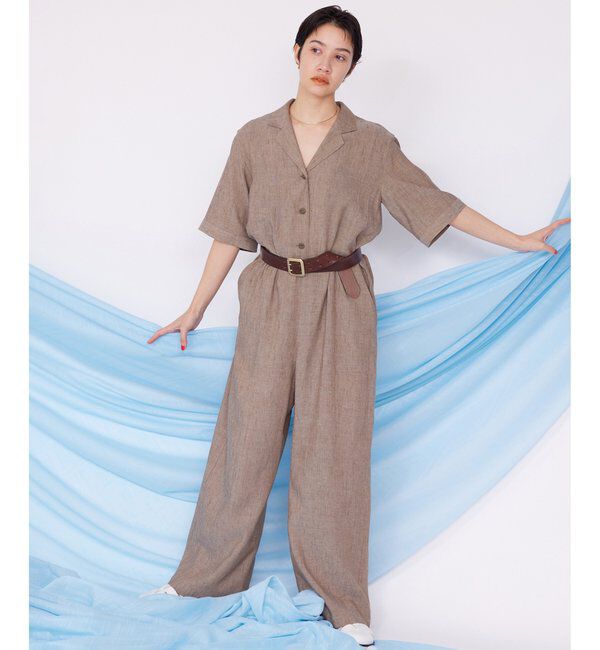 THE PAUSE「【THE PAUSE】リネン混カイキンジャンプスーツ」|ワンピース|