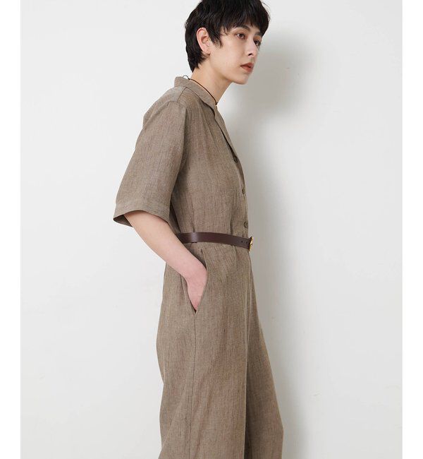 THE PAUSE「【THE PAUSE】リネン混カイキンジャンプスーツ」|ワンピース|