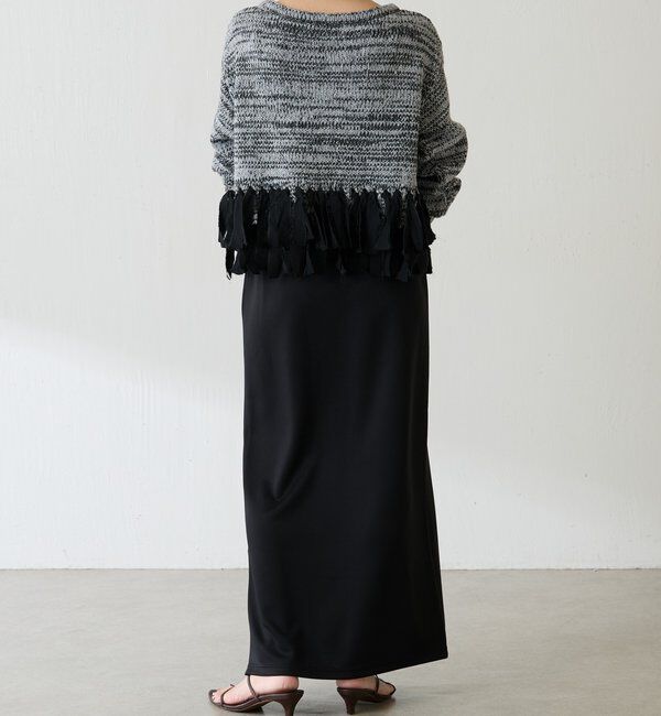  「裾フリンジニット」|ニット・セーター|
