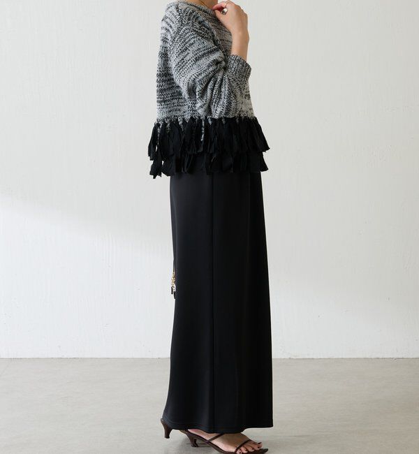 「裾フリンジニット」|ニット・セーター|