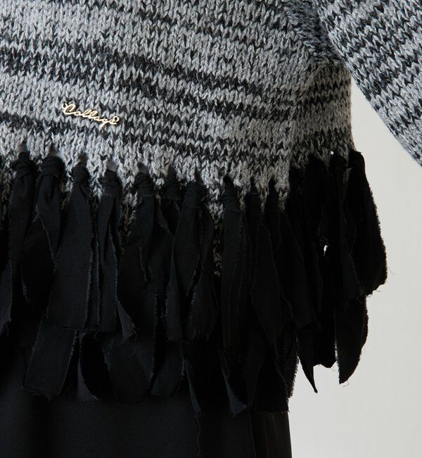  「裾フリンジニット」|ニット・セーター|