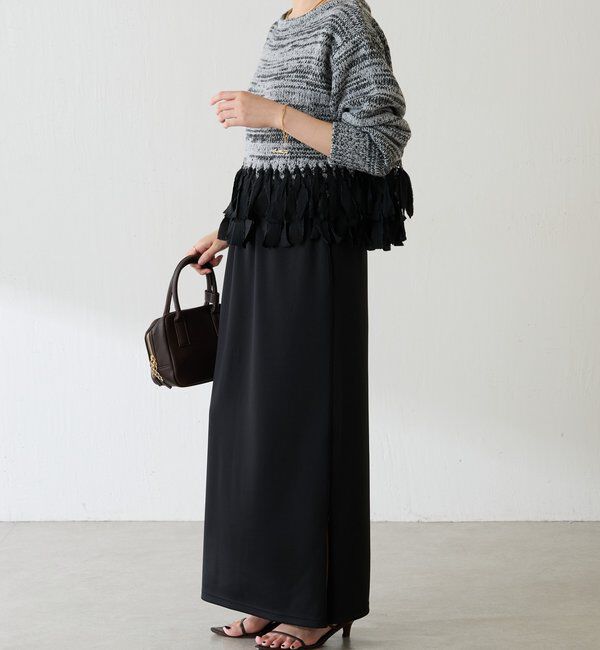  「裾フリンジニット」|ニット・セーター|