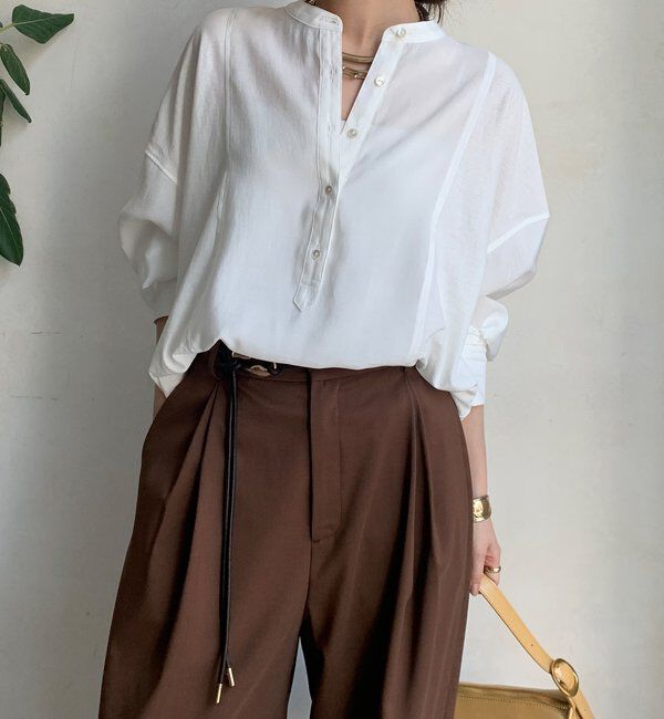  「カットドッキングブラウス」|シャツ・ブラウス|