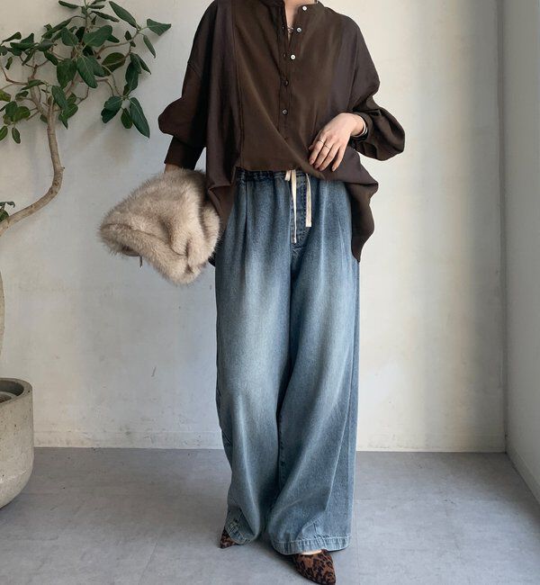  「カットドッキングブラウス」|シャツ・ブラウス|