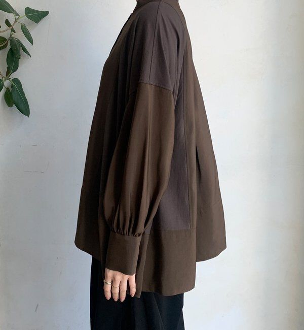  「カットドッキングブラウス」|シャツ・ブラウス|