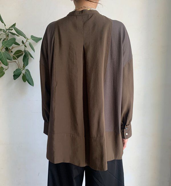  「カットドッキングブラウス」|シャツ・ブラウス|