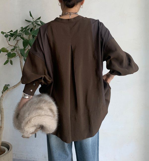  「カットドッキングブラウス」|シャツ・ブラウス|