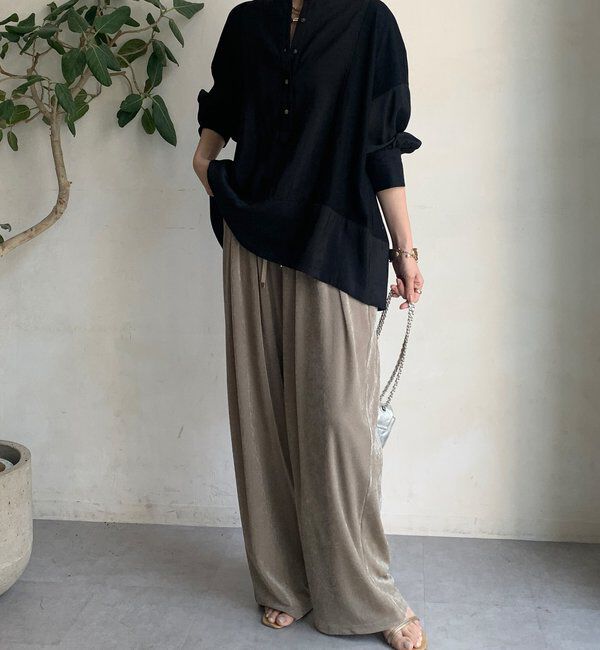  「カットドッキングブラウス」|シャツ・ブラウス|