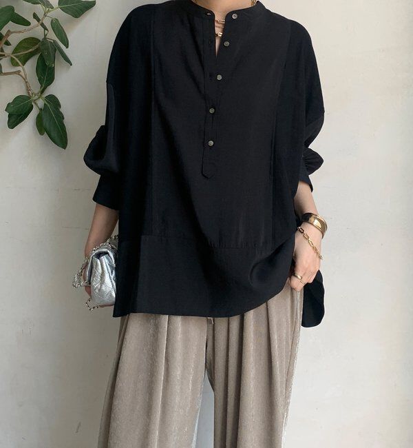  「カットドッキングブラウス」|シャツ・ブラウス|