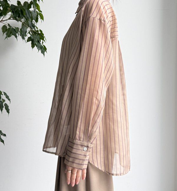  「シアーストライプシャツ」|シャツ・ブラウス|