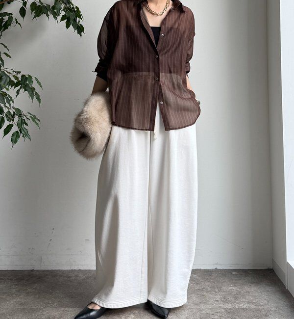  「シアーストライプシャツ」|シャツ・ブラウス|