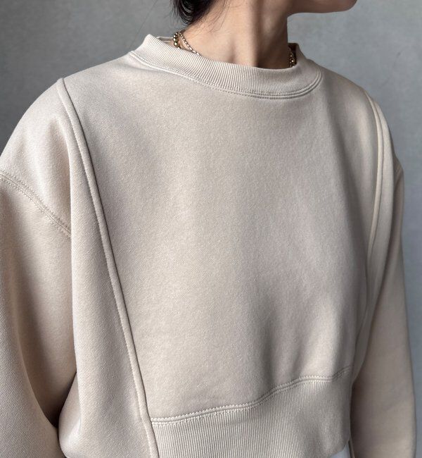  「【WEB限定】裏毛裏起毛ショートトップスアンサンブル」|Tシャツ・カットソー|