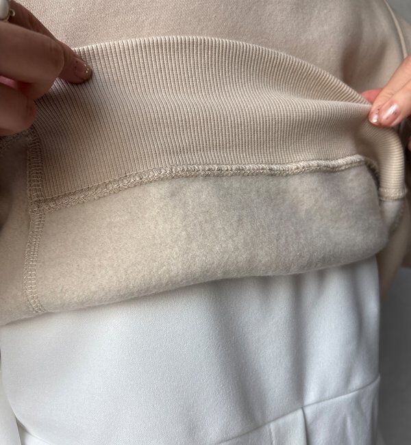  「【WEB限定】裏毛裏起毛ショートトップスアンサンブル」|Tシャツ・カットソー|