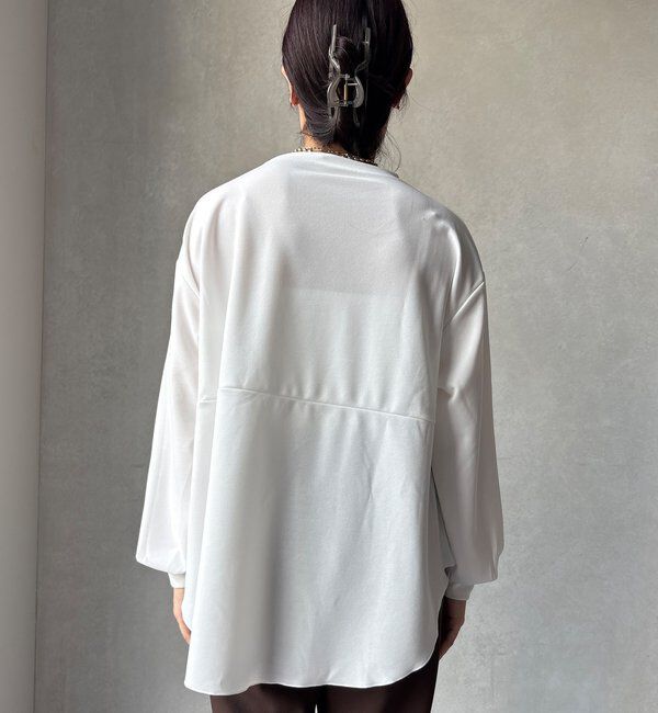  「【WEB限定】裏毛裏起毛ショートトップスアンサンブル」|Tシャツ・カットソー|