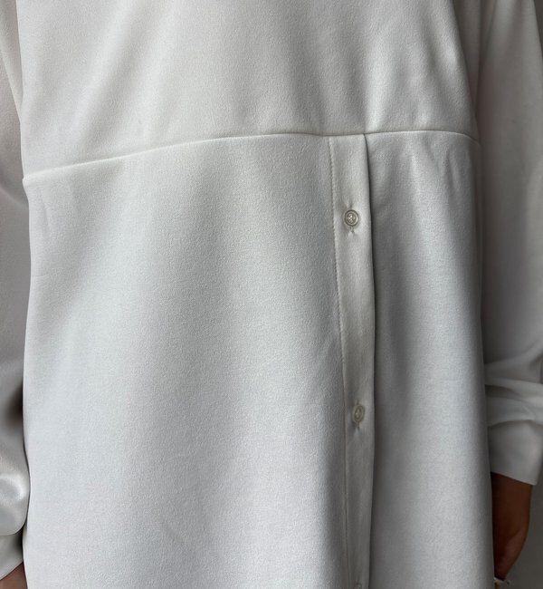  「【WEB限定】裏毛裏起毛ショートトップスアンサンブル」|Tシャツ・カットソー|