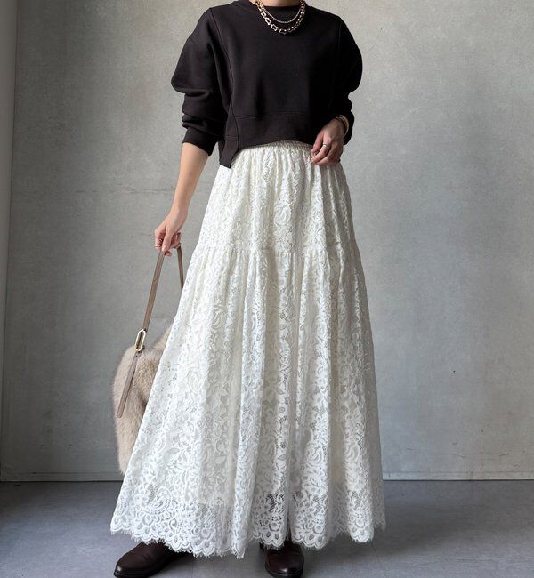  「【WEB限定】裏毛裏起毛ショートトップスアンサンブル」|Tシャツ・カットソー|