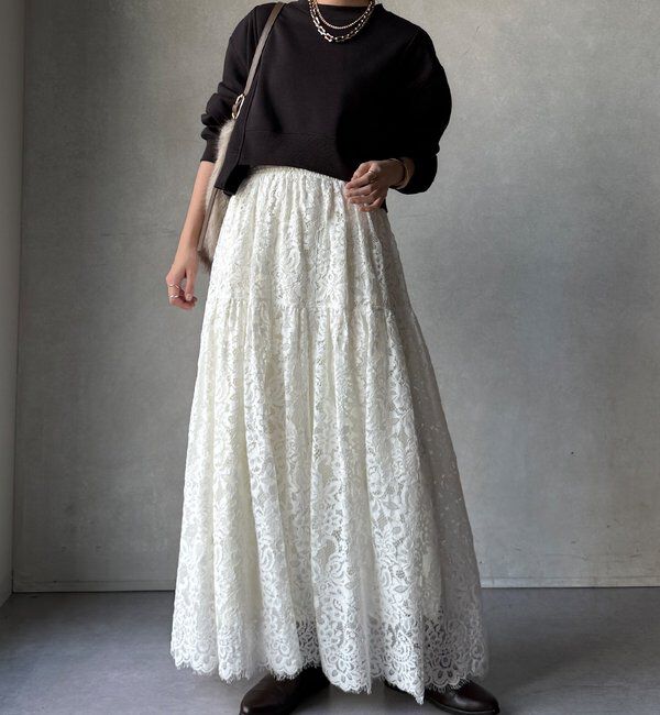  「【WEB限定】裏毛裏起毛ショートトップスアンサンブル」|Tシャツ・カットソー|