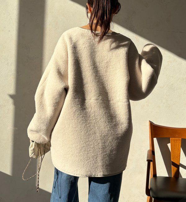  「リバーシブルボアコート」|その他|