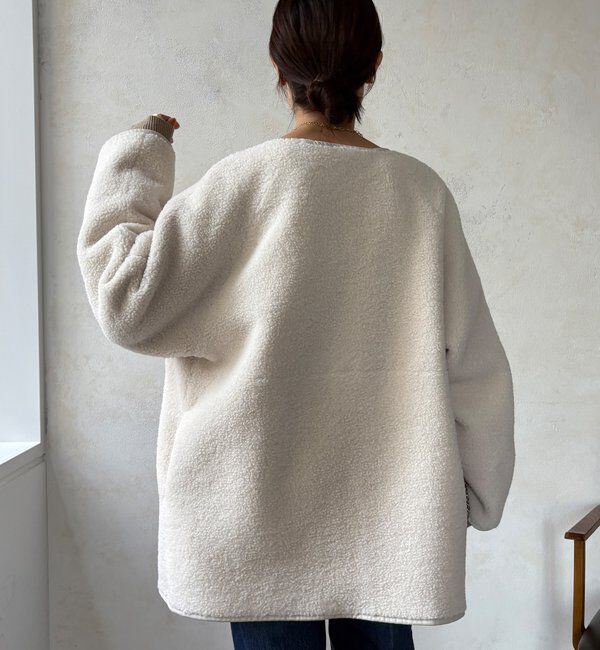  「リバーシブルボアコート」|その他|