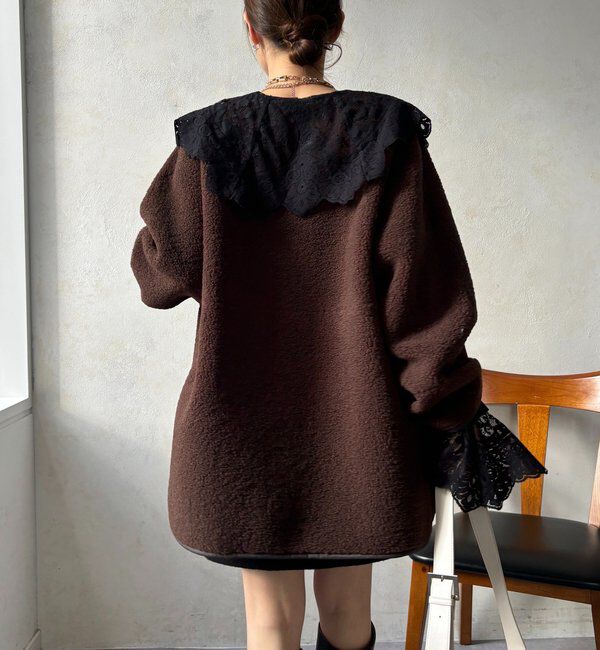  「リバーシブルボアコート」|その他|