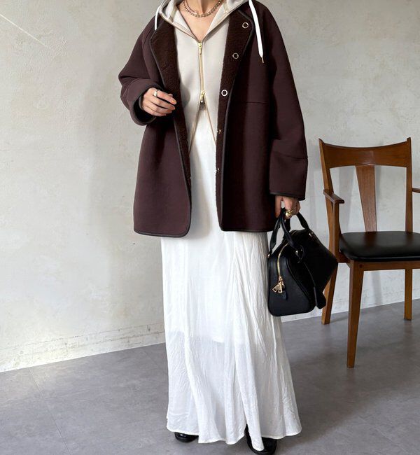  「リバーシブルボアコート」|その他|