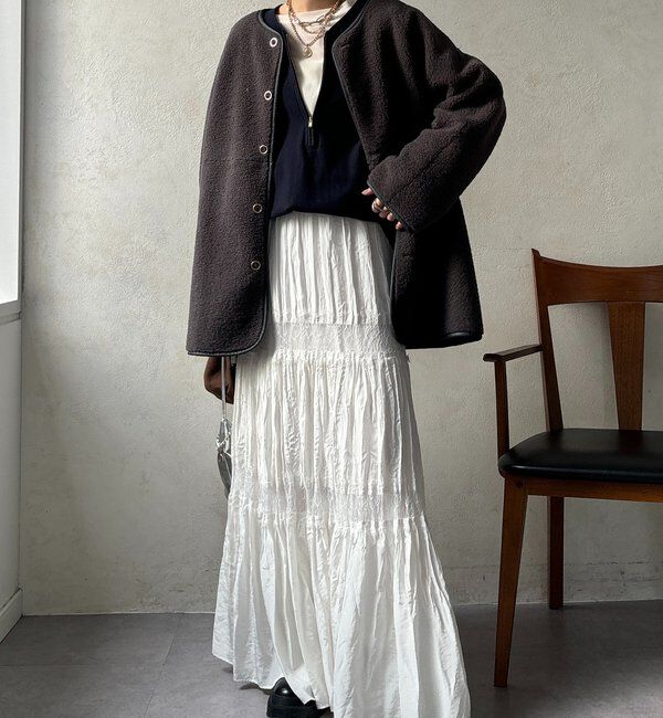  「リバーシブルボアコート」|その他|