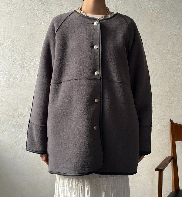  「リバーシブルボアコート」|その他|