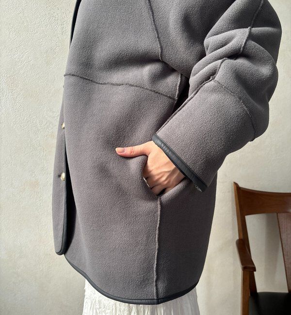  「リバーシブルボアコート」|その他|