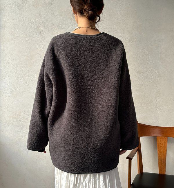  「リバーシブルボアコート」|その他|