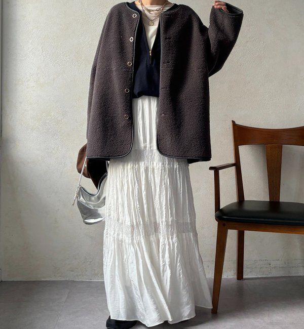  「リバーシブルボアコート」|その他|