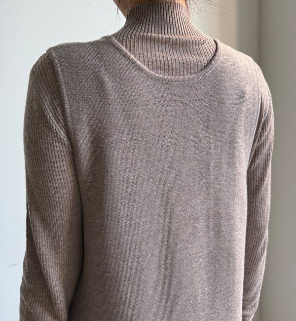  「【WEB限定】リブニット＋Uネックニットワンピースセット」|スーツ|