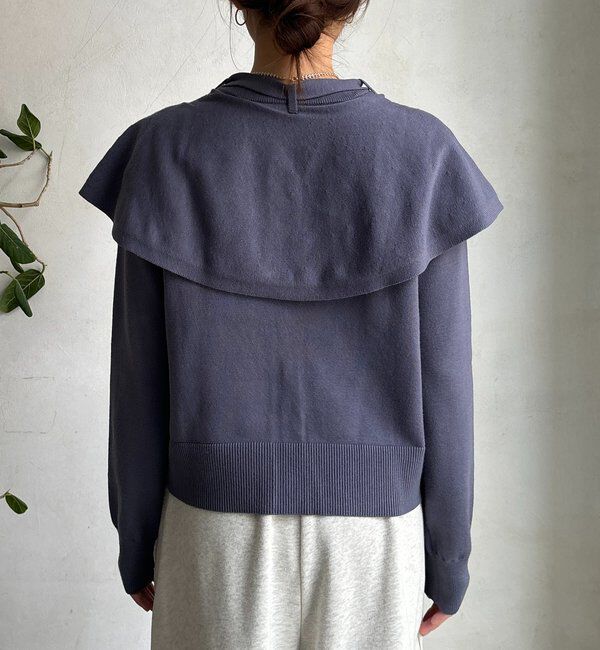  「【WEB限定】 棒タイ付ケープカーディガン」|カーディガン|