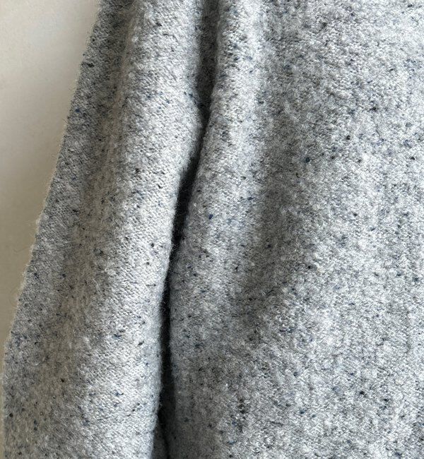  「MIXヤーンボートネックプルオーバー」|ニット・セーター|