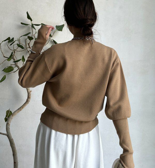  「【セットアイテム/WEB限定】フェザーヤーンカーディガン＋ニット」|ニット・セーター|