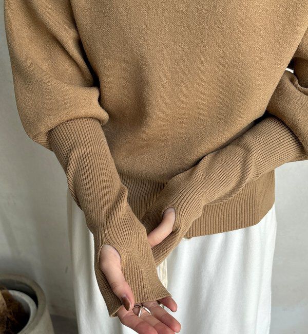  「【セットアイテム/WEB限定】フェザーヤーンカーディガン＋ニット」|ニット・セーター|